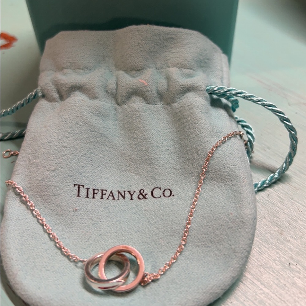 Authentic Tiffany & co interlocking circles bracelet.